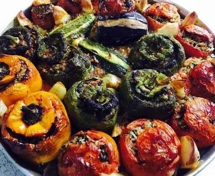 Vegetarian Stuffed Zucchini